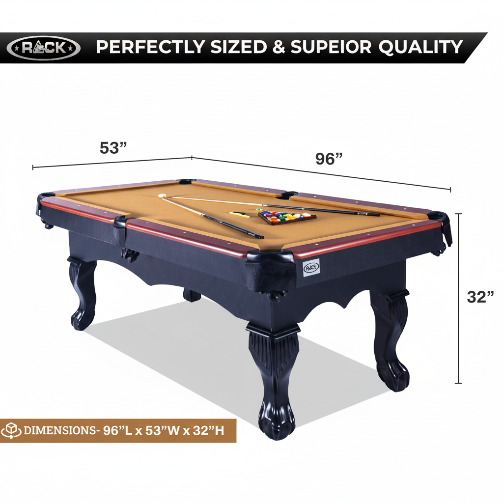 Taurus 8-Foot Tournament Billiard/Pool Table
